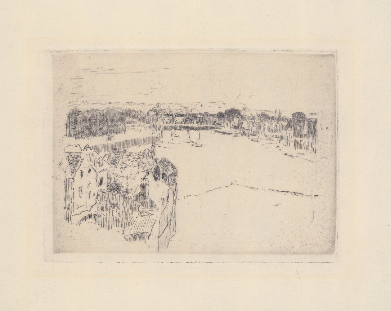 Port Dieppe, ok. 1885 r. autorstwa Walter Richard Sickert