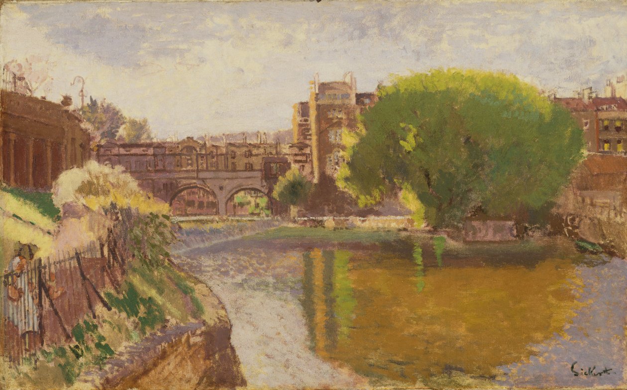 Most Pulteney, Bath, ok. 1916-17 autorstwa Walter Richard Sickert