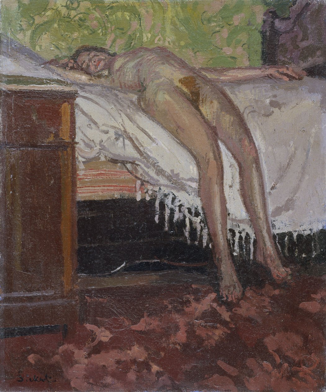 Leżąc nago autorstwa Walter Richard Sickert