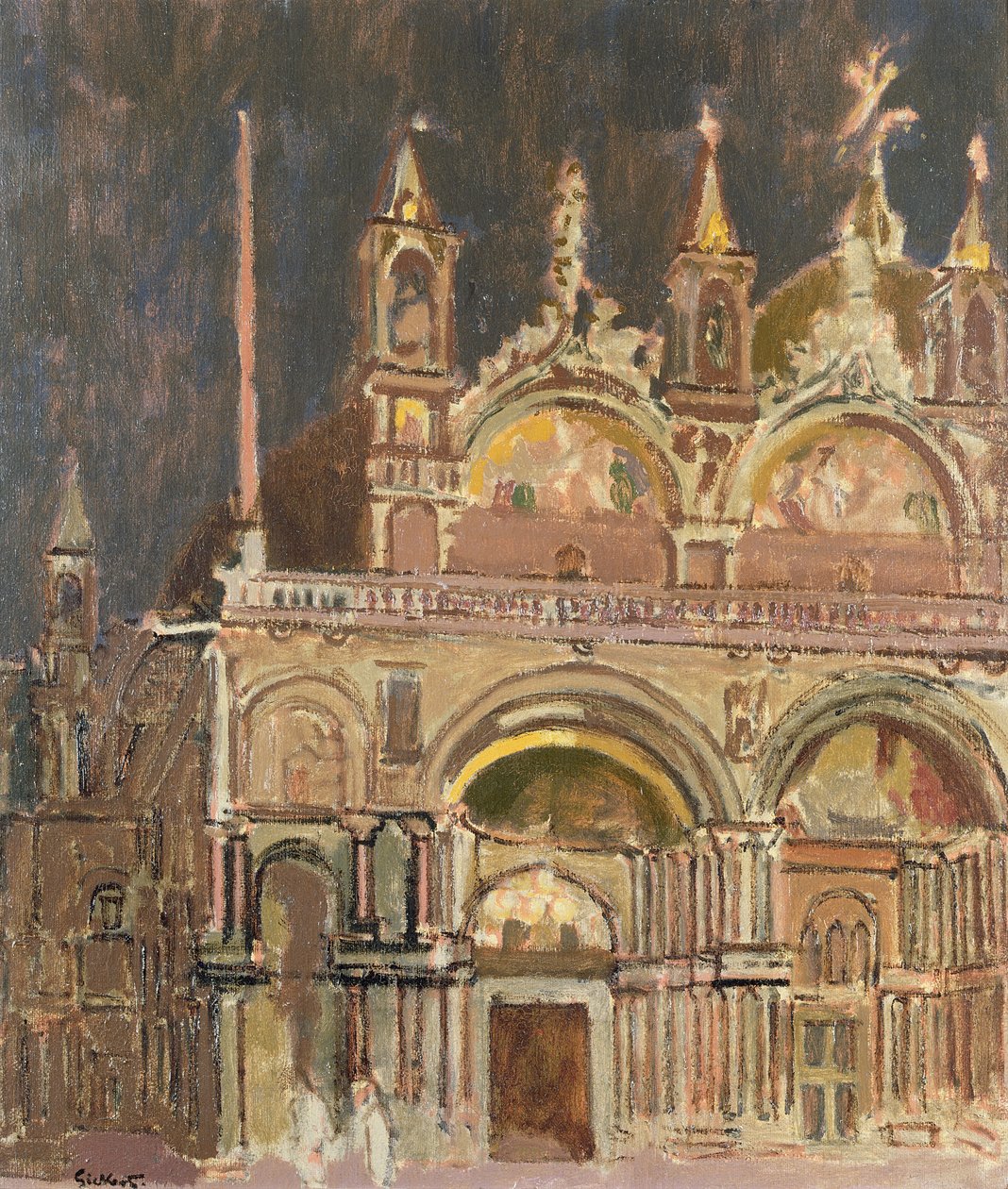San Marco, Wenecja autorstwa Walter Richard Sickert