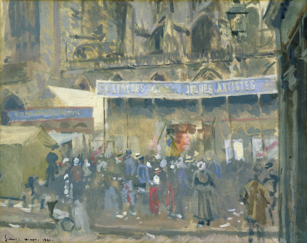 Teatr Młodych Artystów, Dieppe, 1890 autorstwa Walter Richard Sickert