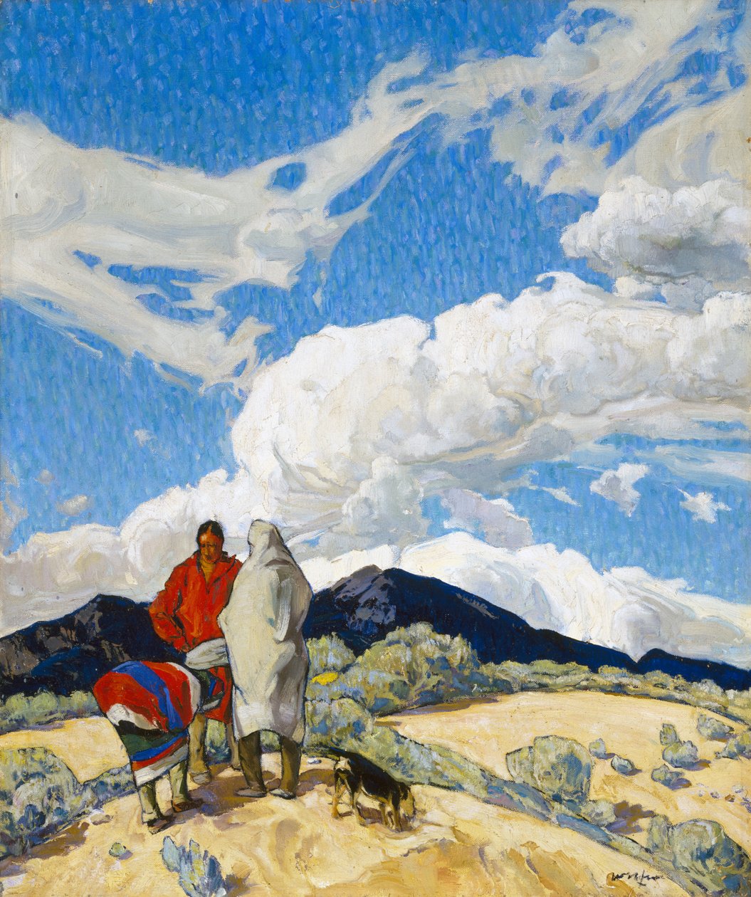 Spotkanie, ok. 1914-22 autorstwa Walter Ufer