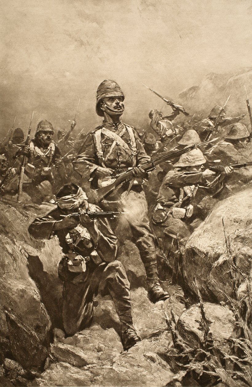 Wojna w Transwalu, 1899-1901, z "The Illustrated London News", 1901 r. autorstwa Thomas Walter Wilson