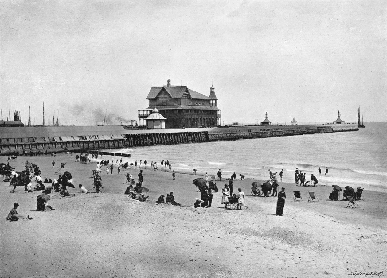 Molo, Lowestoft, ok. 1896 r. autorstwa Walter Boughton