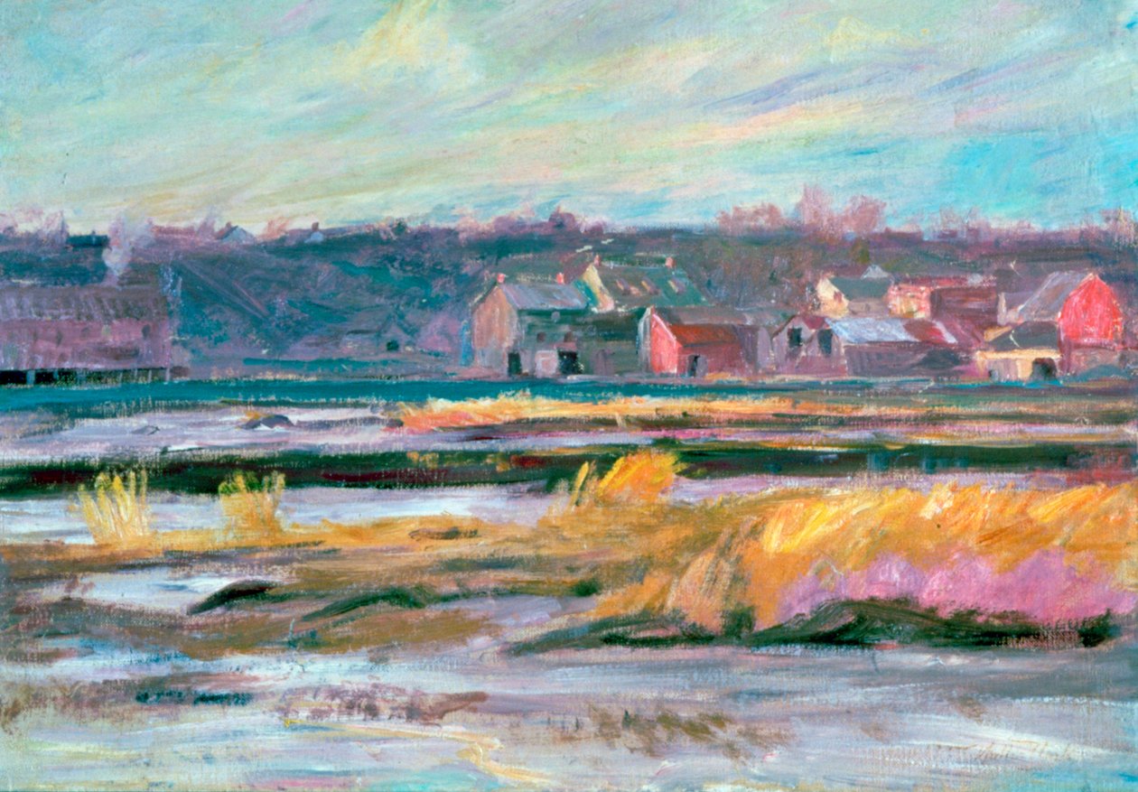 „Mokradła Connecticut”, c1868-1917 autorstwa Walter Clark