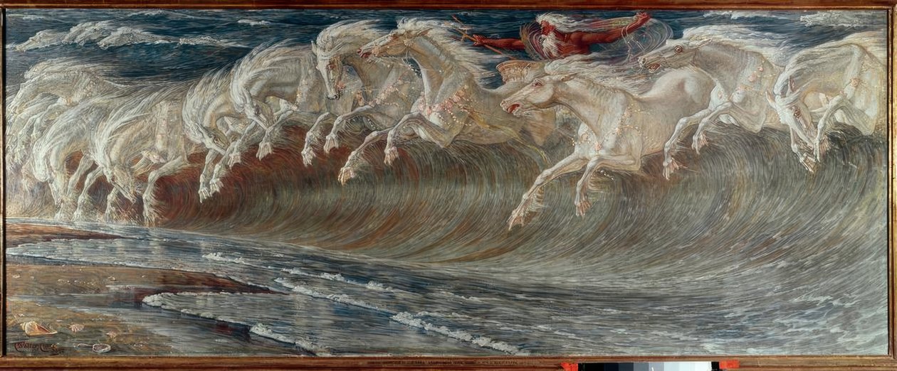 Konie Neptuna autorstwa Walter Crane