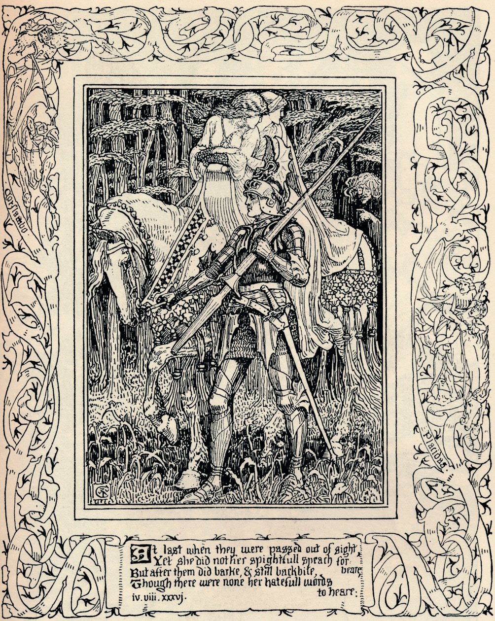 Faerie Queene, ok. 1900 autorstwa Walter Crane