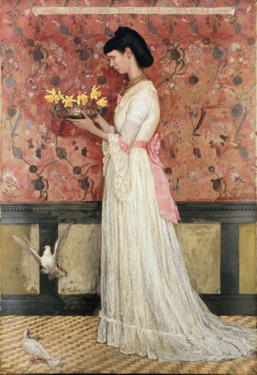 Pani Ingram Bywater d.1908, 1872 autorstwa Walter Crane