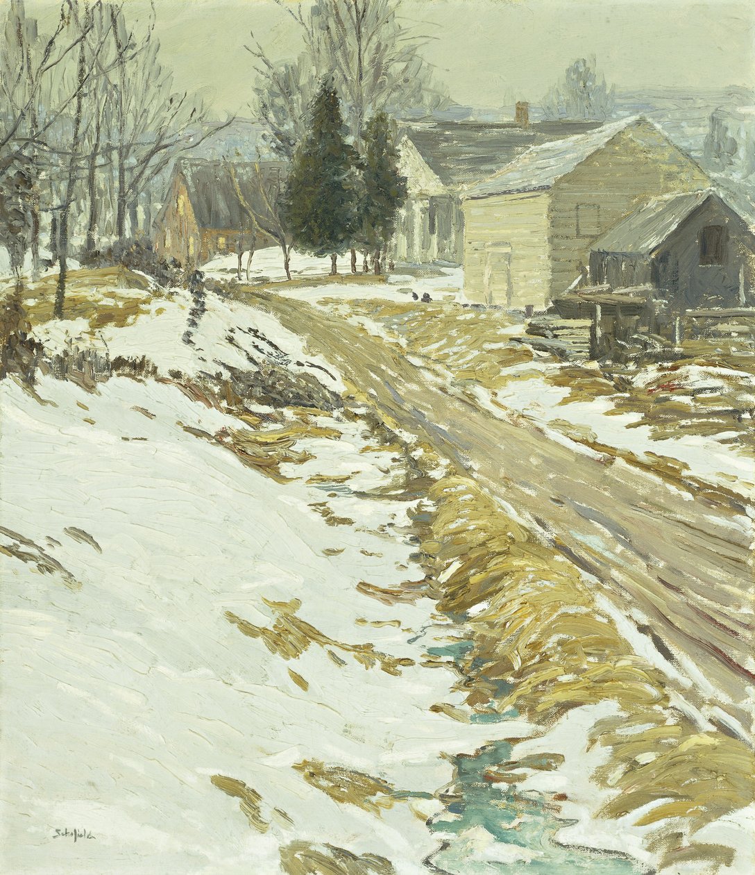 Mroźny poranek autorstwa Walter Elmer Schofield