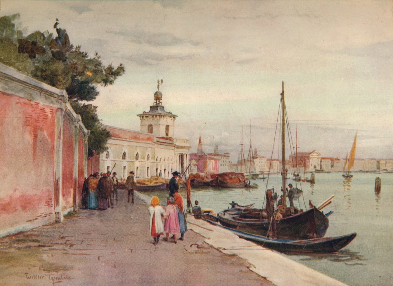 La Dogana, Wenecja, ok. 1900 1913 autorstwa Walter Frederick Roofe Tyndale
