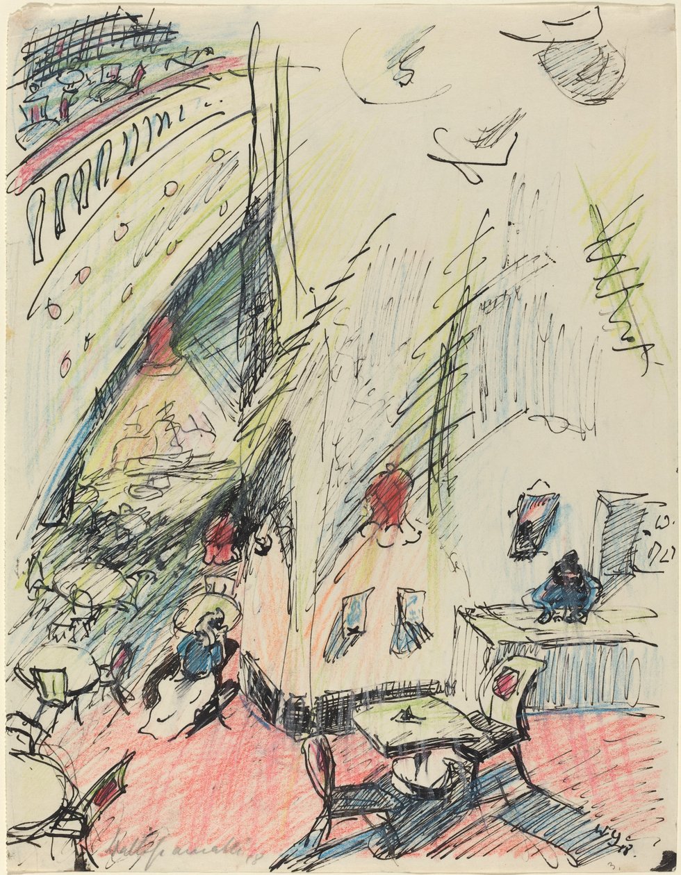Das leere Café (Pusta kawiarnia) autorstwa Walter Gramatte