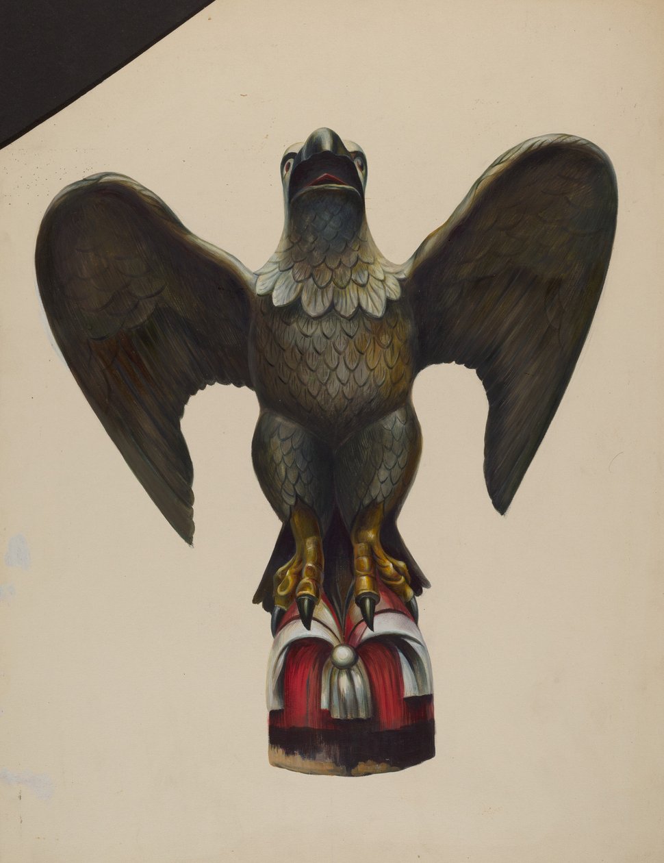 Pilot House Rysunek Orzeł, c. 1937. autorstwa Walter Hochstrasser