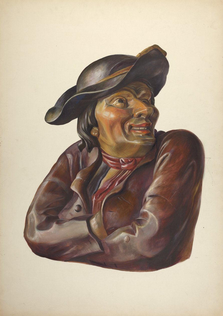 Popiersie karczmy, ok. 1937. autorstwa Walter Hochstrasser
