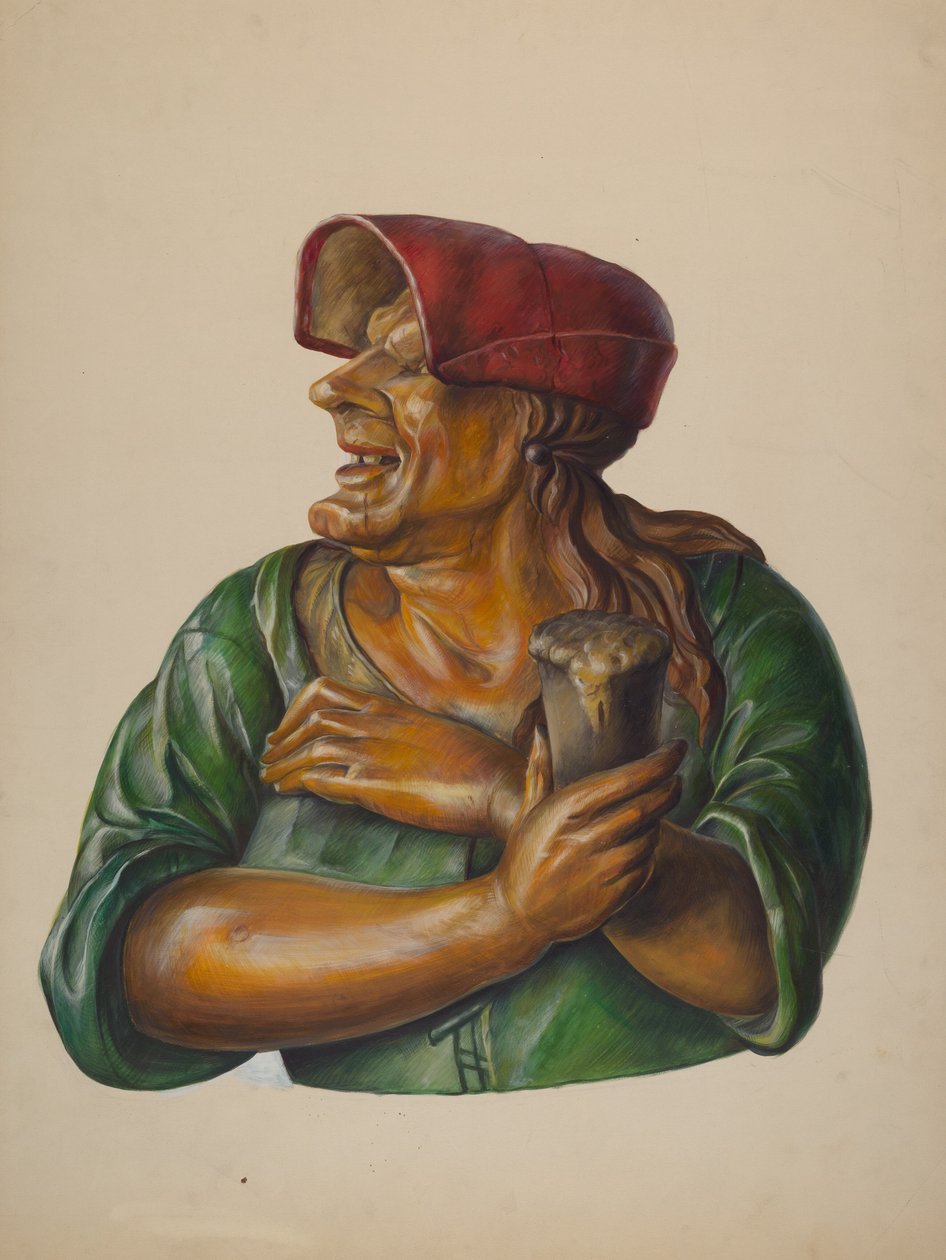 Figura z karczmy, ok. 1930 r. 1937. autorstwa Walter Hochstrasser