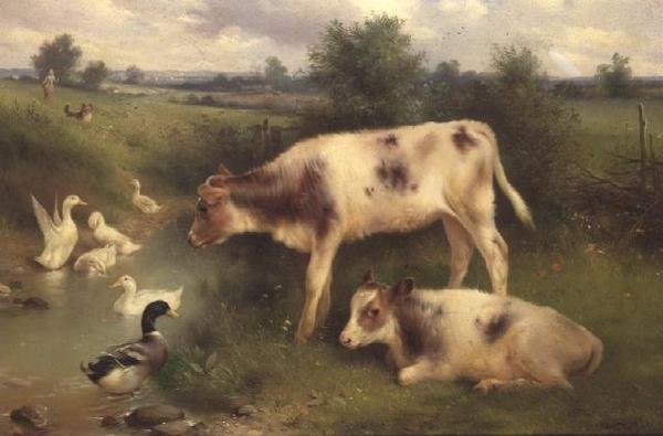 Staw kaczek autorstwa Walter Hunt
