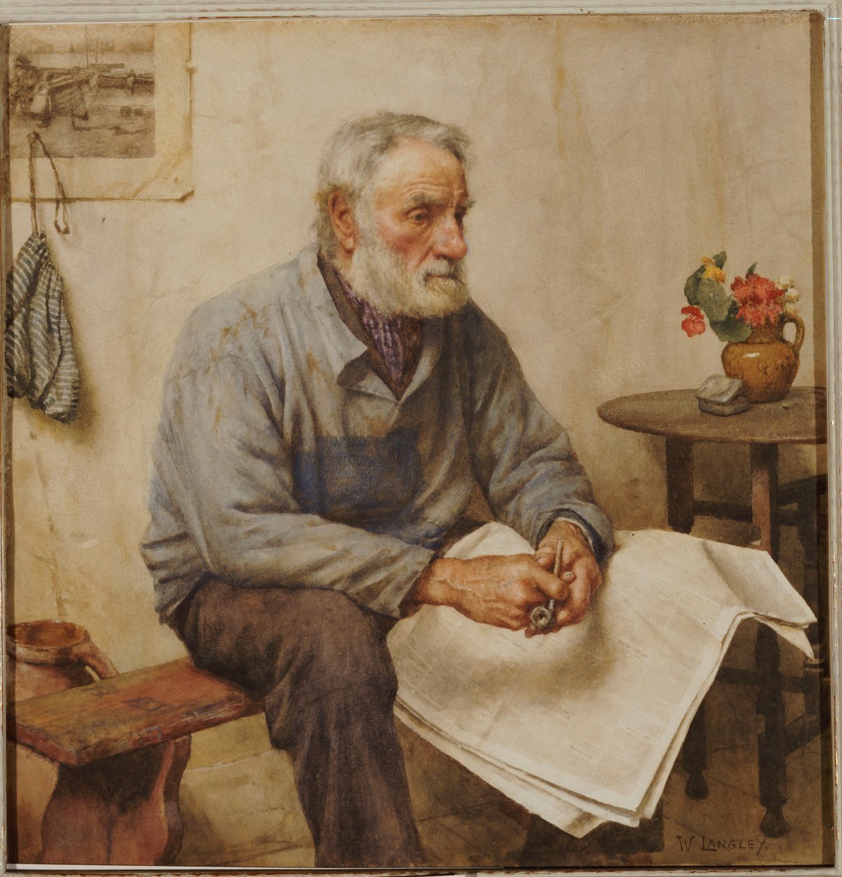 Chwila odpoczynku autorstwa Walter Langley