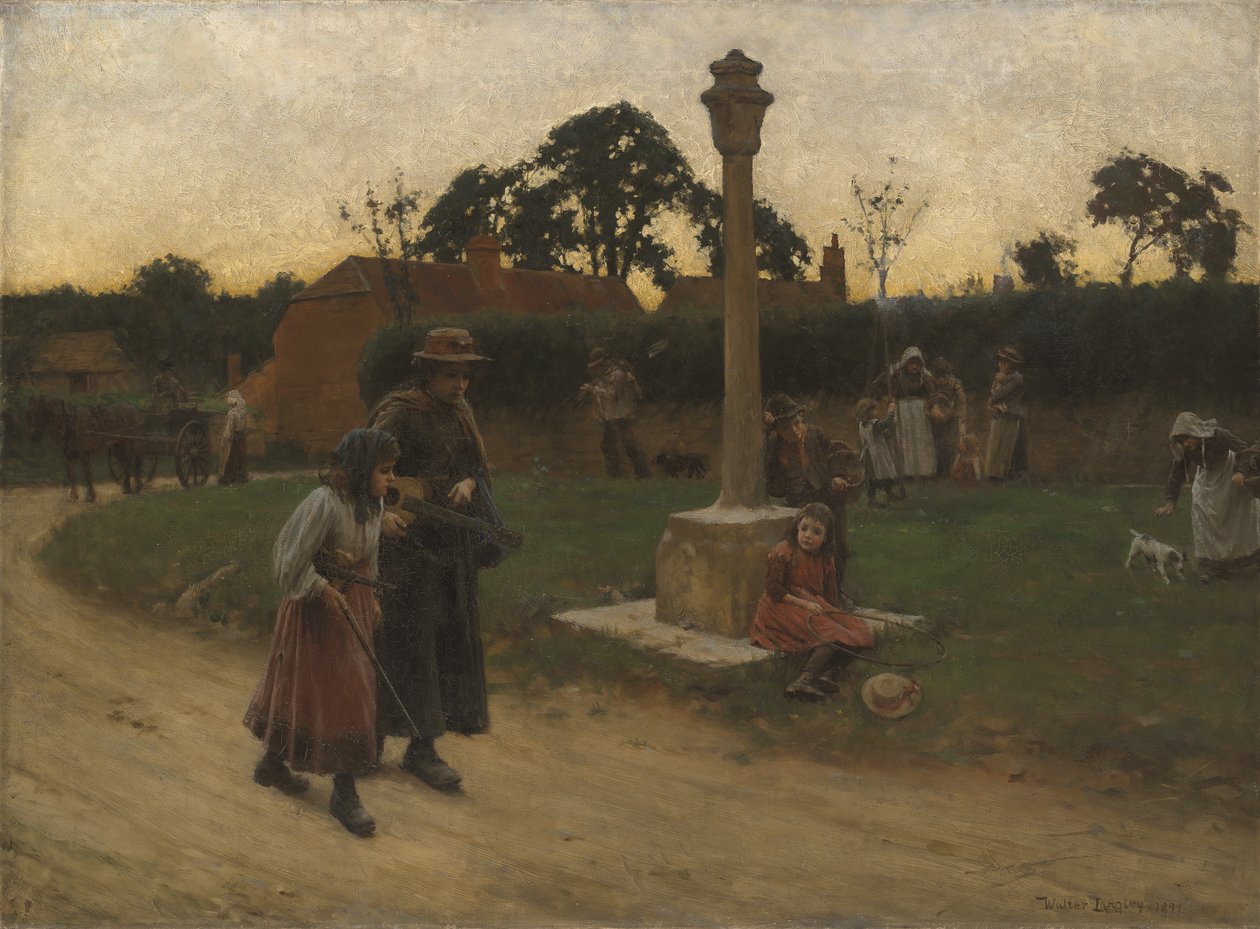 Wędrujący Muzycy autorstwa Walter Langley