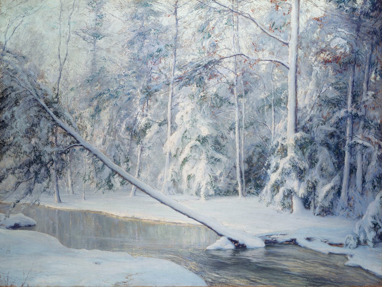Pochylone drzewo autorstwa Walter Launt Palmer