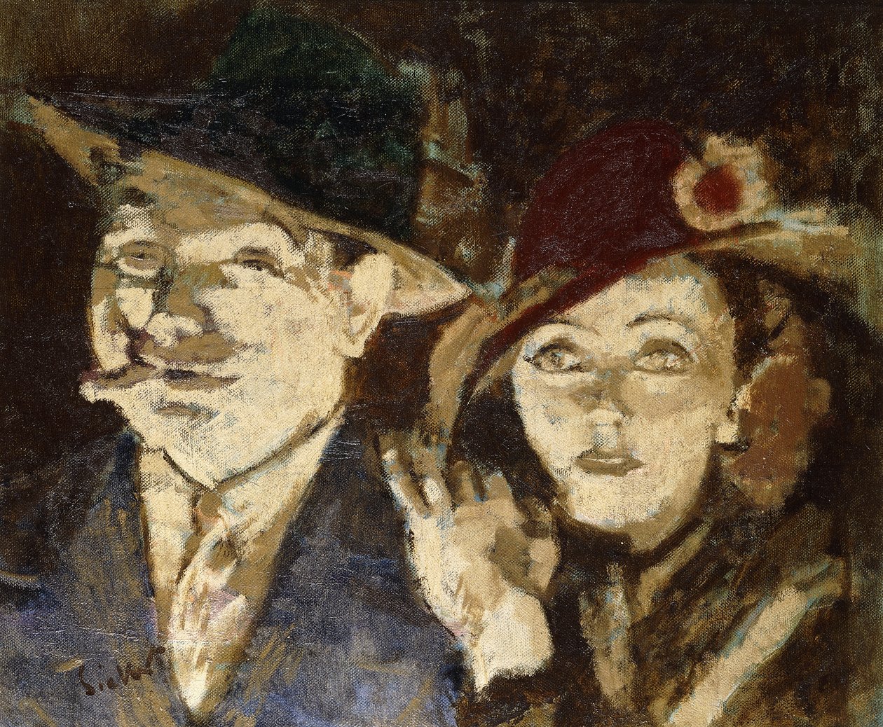 Jack i Jill, ok. 1936-7 autorstwa Walter Richard Sickert