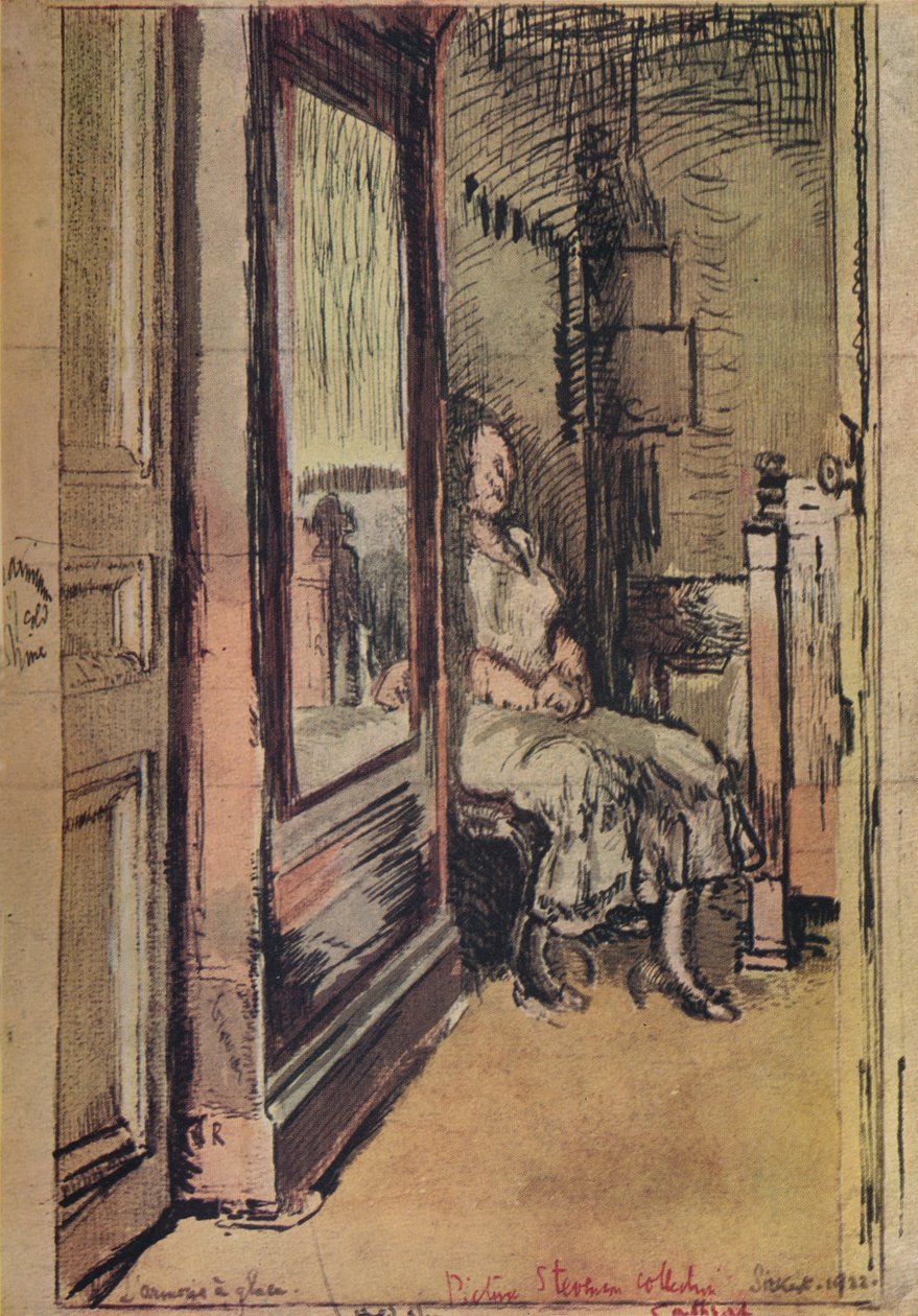 Gabinet Lodowy, 1922, 1926 autorstwa Walter Richard Sickert
