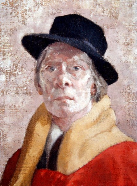 Mężczyzna w Orange (olej na płótnie) autorstwa Walter Richard Sickert