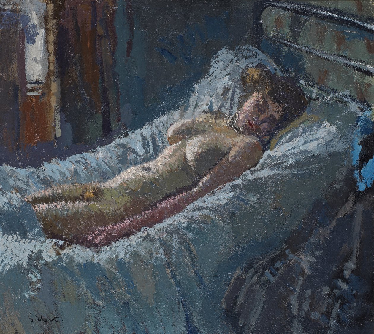 Mornington Crescent Nude, ok. 1907 r. autorstwa Walter Richard Sickert