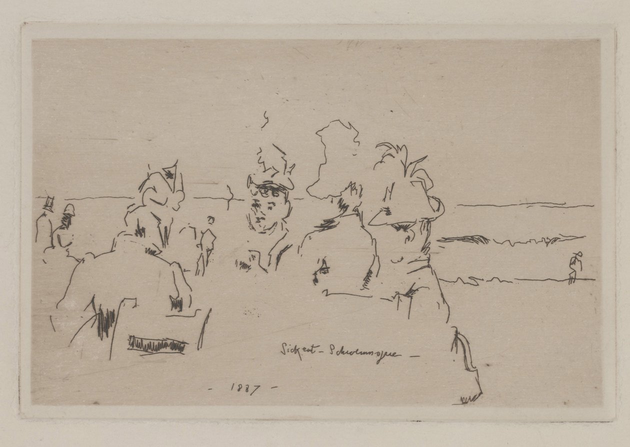 Scheveningen, Kaffeeklatsch (Plotki) autorstwa Walter Richard Sickert