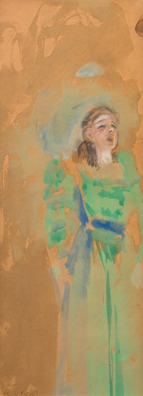 Piosenkarz w Old Bedford autorstwa Walter Richard Sickert