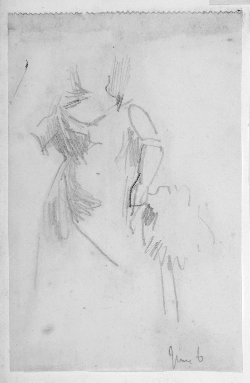 Szkic postaci kobiecej autorstwa Walter Richard Sickert