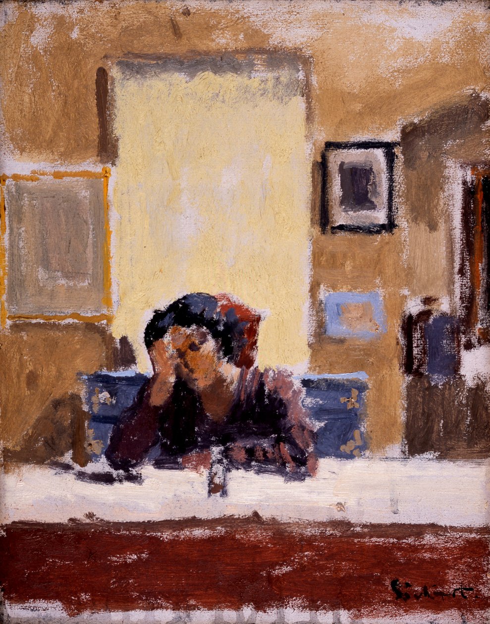Lustro (olej na płótnie) autorstwa Walter Richard Sickert