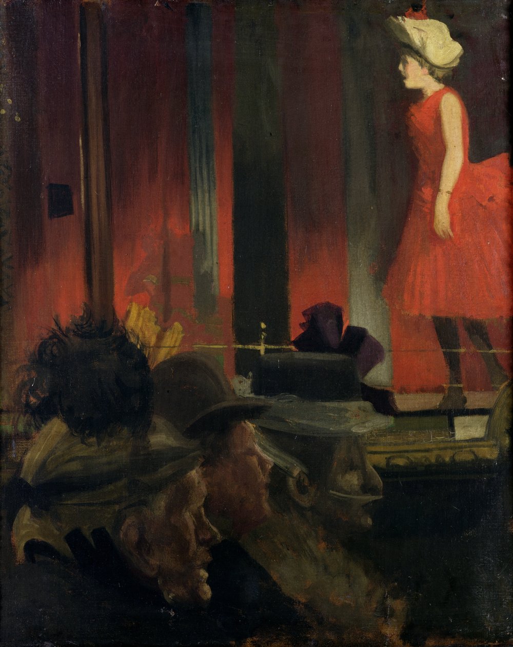 Sala Muzyczna, 1889 autorstwa Walter Richard Sickert