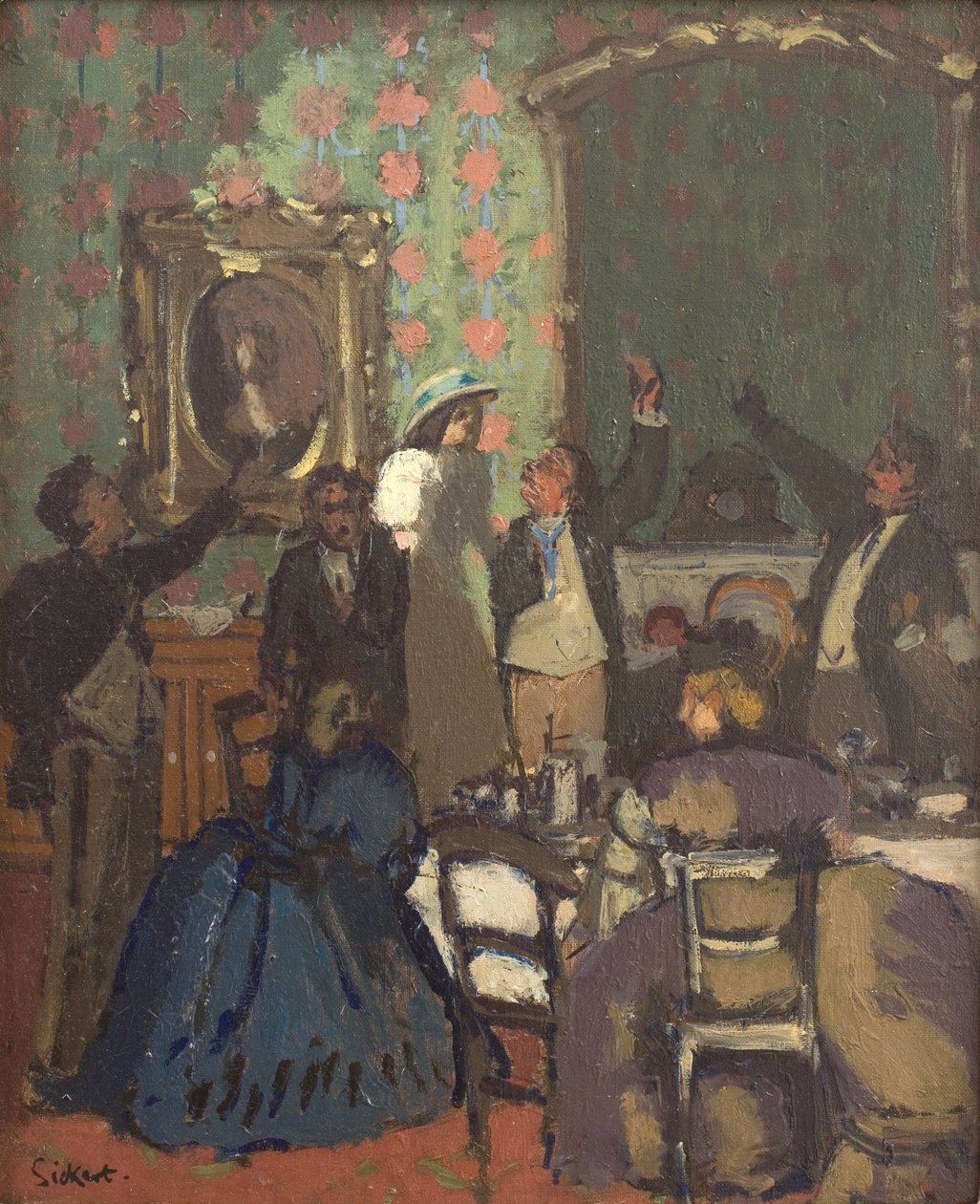 Toast. "Trelawny of the Wells autorstwa Walter Richard Sickert