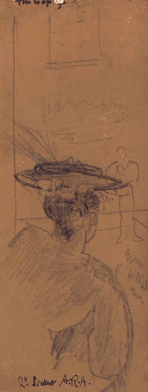 Trapez (ołówek) autorstwa Walter Richard Sickert