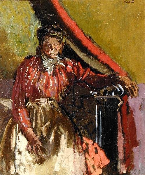 Kobieta siedząca na łóżku autorstwa Walter Richard Sickert
