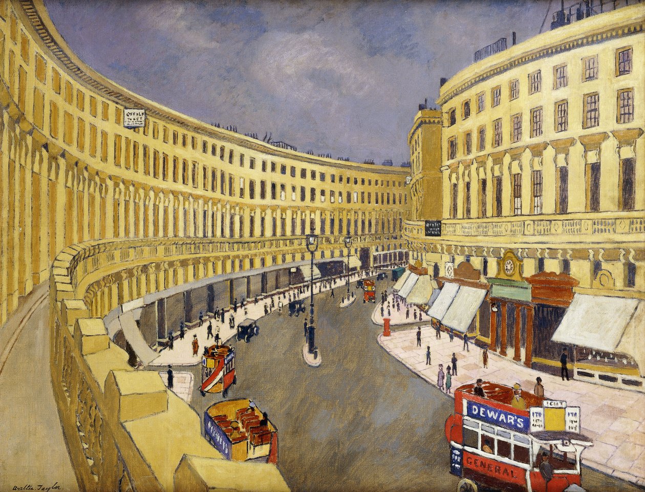 Regent Street, Londyn autorstwa Walter Taylor