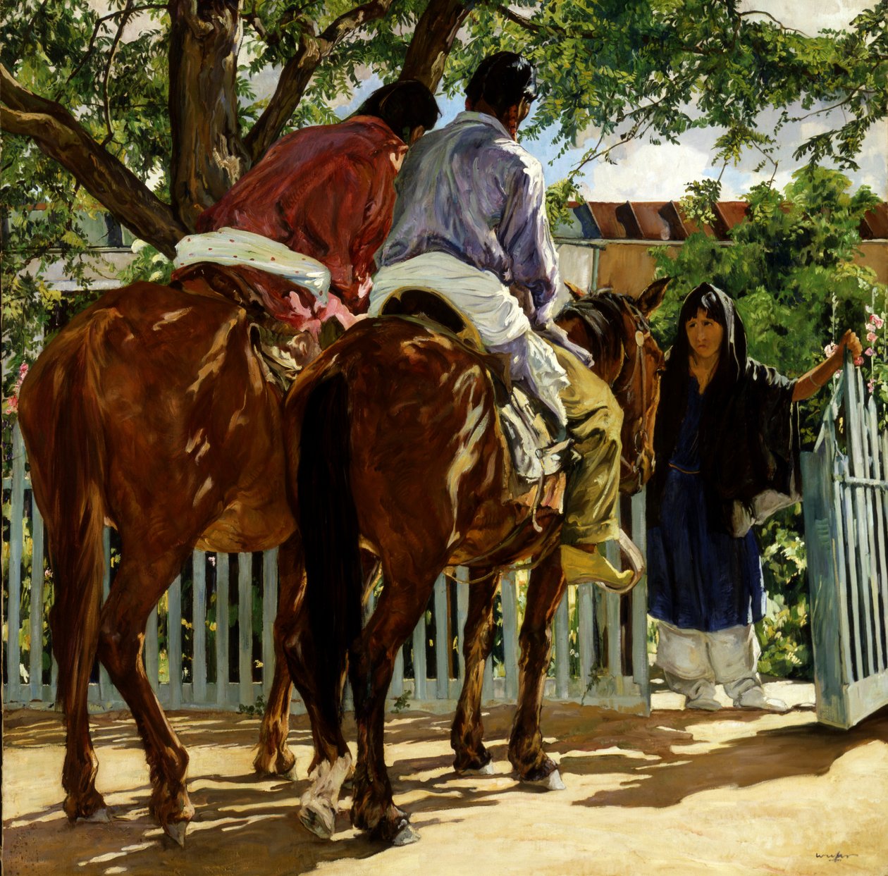 Dzwoniący, ok. 1926. autorstwa Walter Ufer
