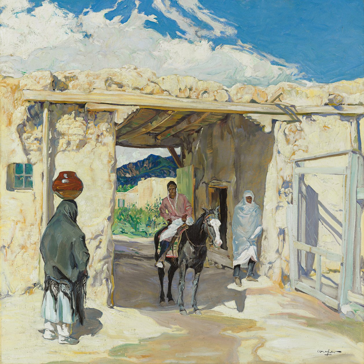 Brama autorstwa Walter Ufer