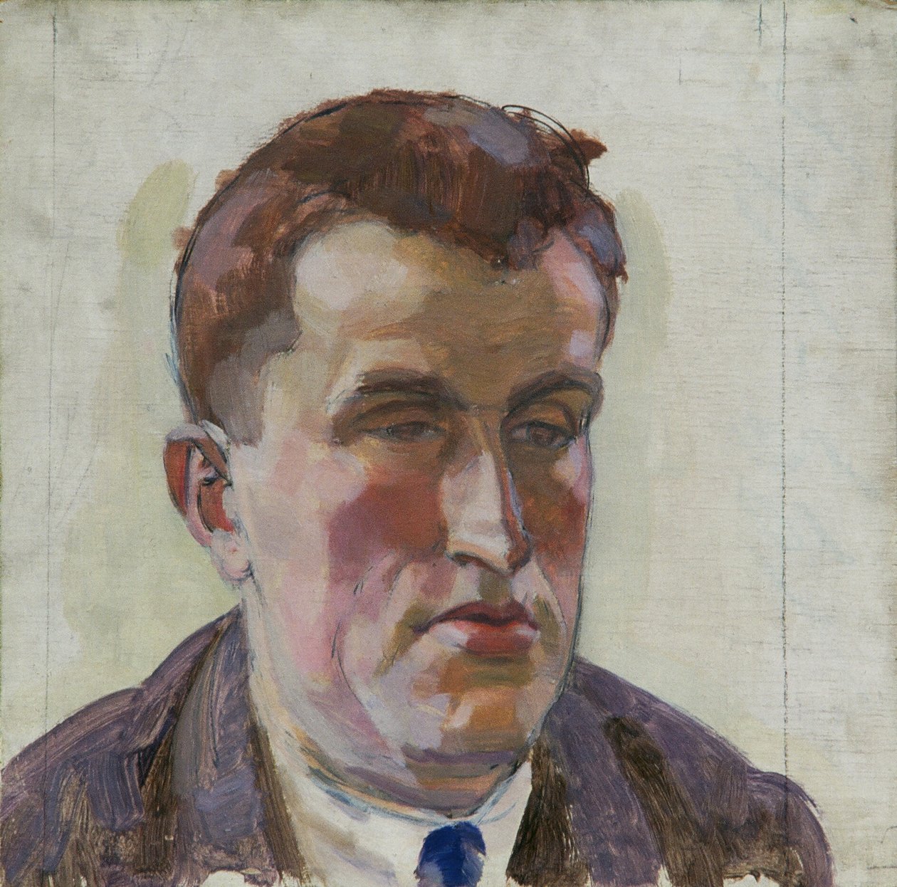 portret dżentelmena autorstwa Walther Gamerith