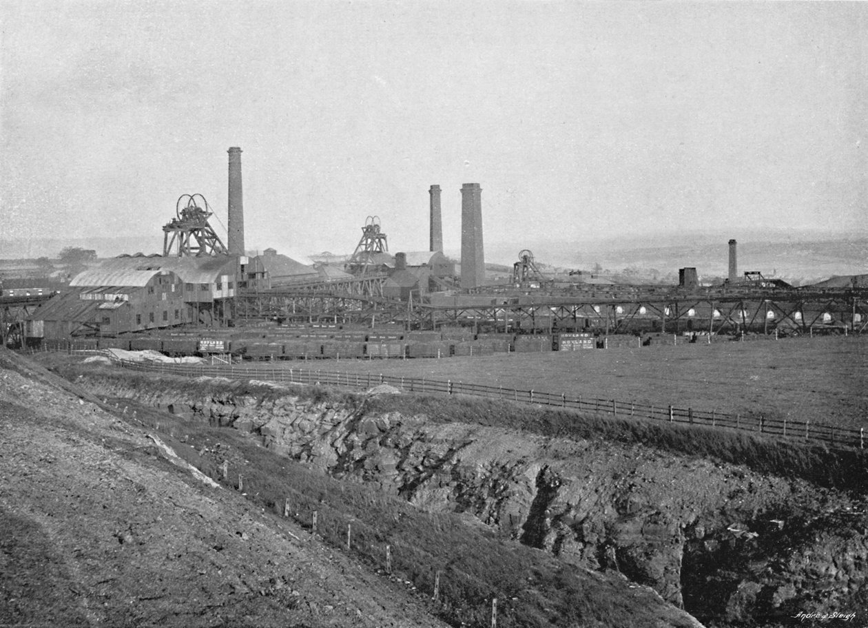 Hoyland Silkstone Collieries, Yorkshire, c1896 autorstwa Warner Gothard