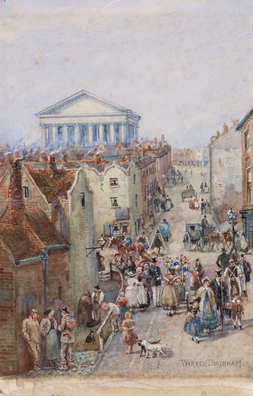 Hill Street, 1850 autorstwa Warren Blackham