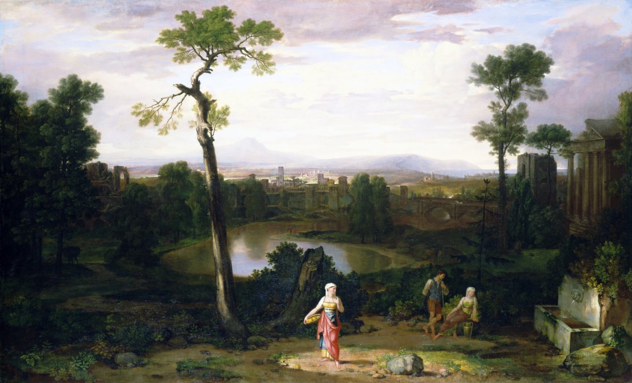 Włoski krajobraz autorstwa Washington Allston