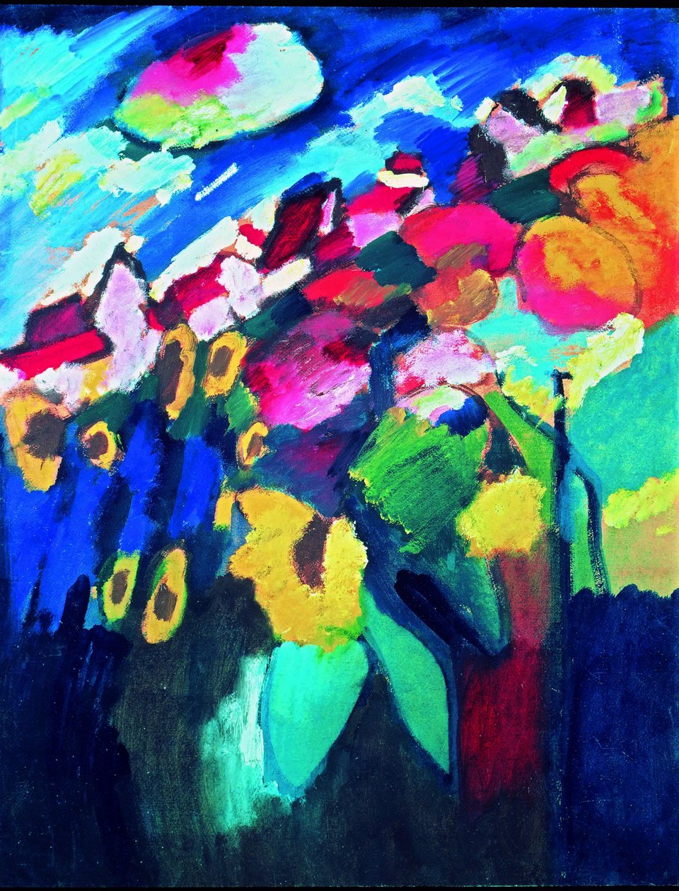 Ogród Murnau II autorstwa Wassily Kandinsky
