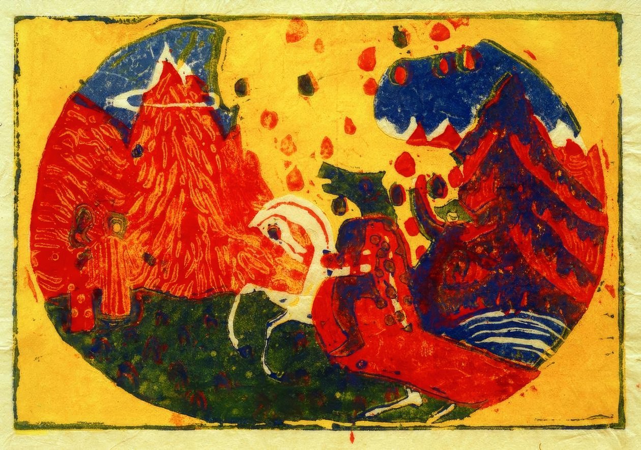 góry autorstwa Wassily Kandinsky