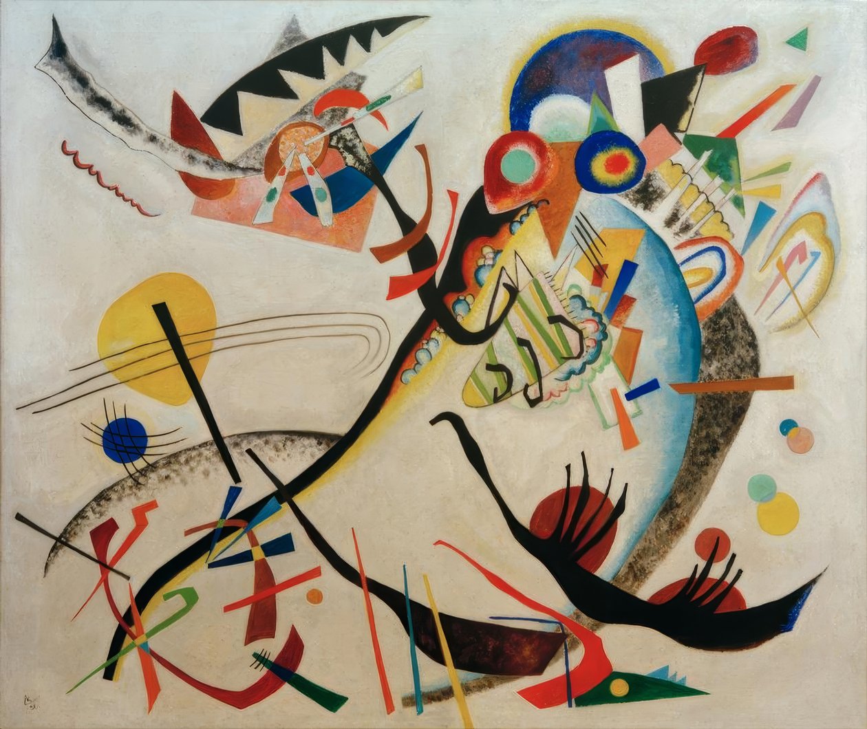 Niebieski segment autorstwa Wassily Kandinsky