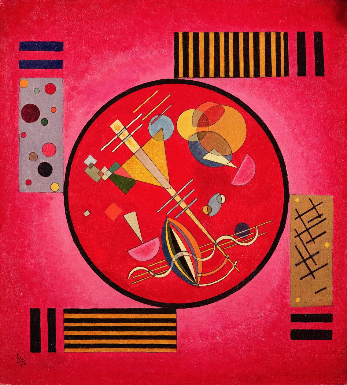 Czat, 1926 autorstwa Wassily Kandinsky