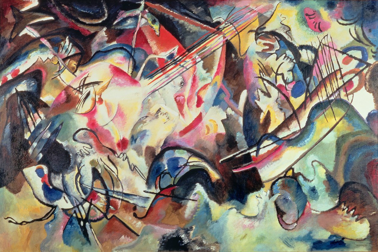 Skład nr 6, 1913 r. autorstwa Wassily Kandinsky