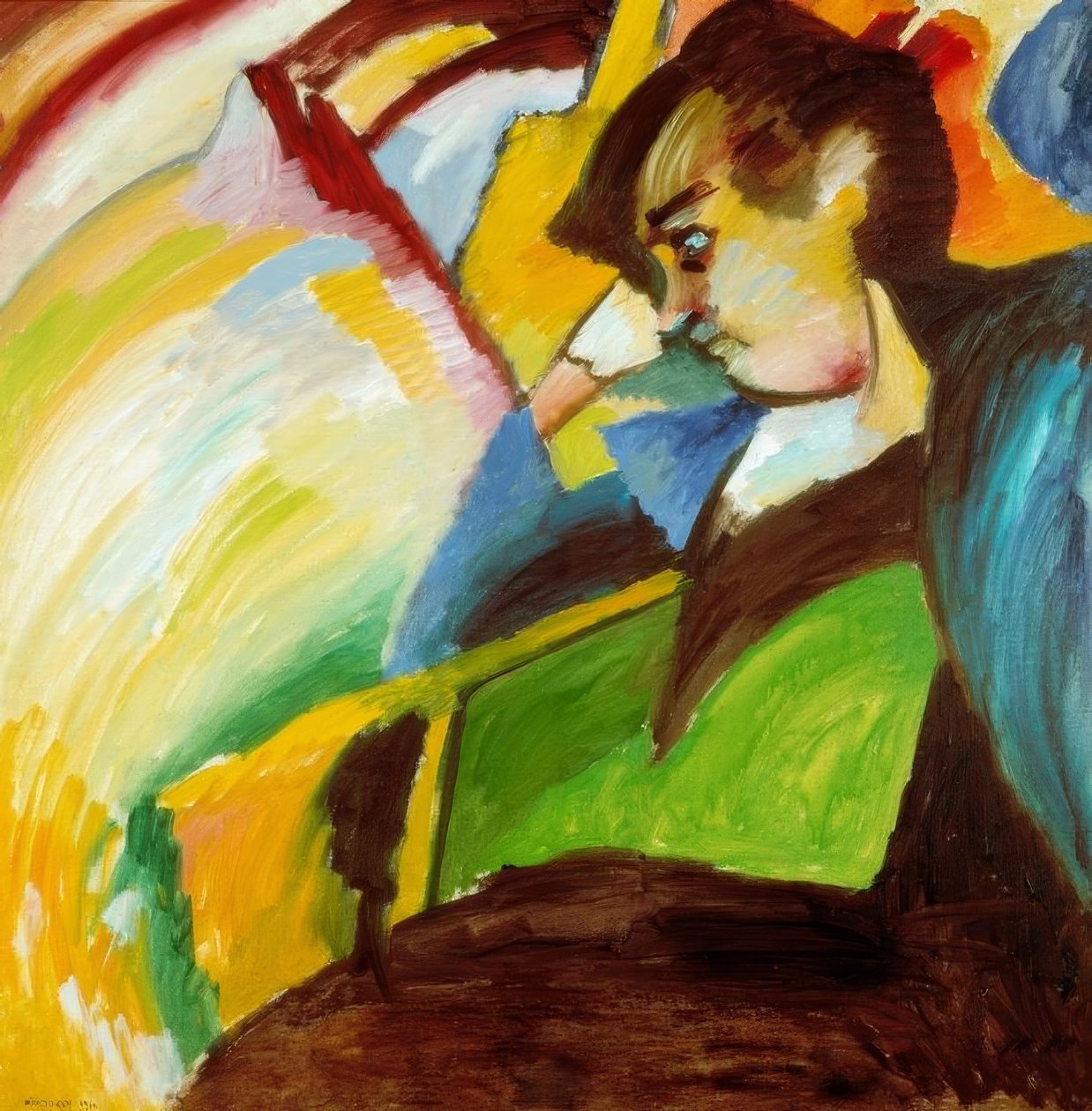 Dama autorstwa Wassily Kandinsky