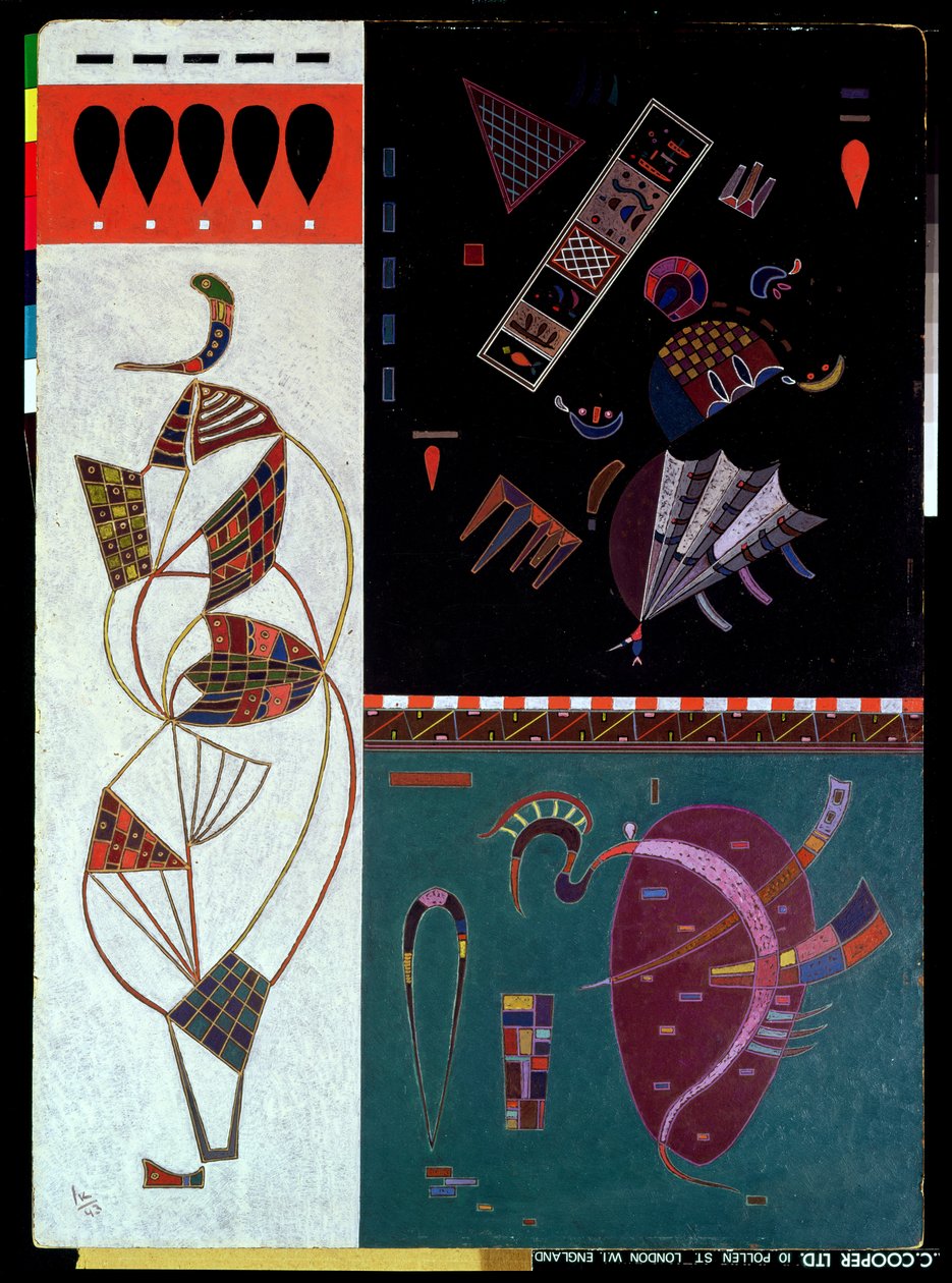 Jednostka dywizji, 1943 autorstwa Wassily Kandinsky