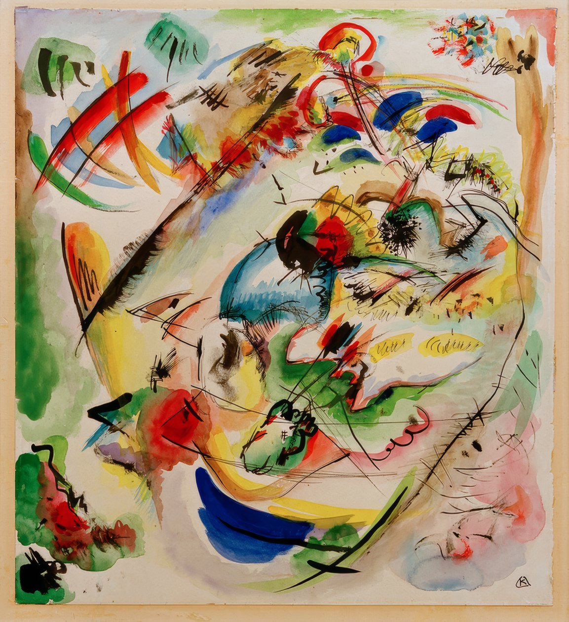 Szkic do rozmarzonej improwizacji autorstwa Wassily Kandinsky