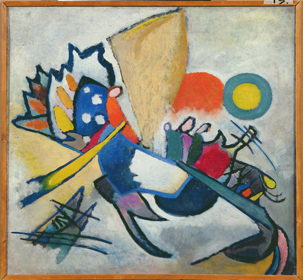 Improwizacja 209, 1917 autorstwa Wassily Kandinsky